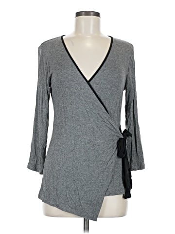Bobeau 3/4 Sleeve Top (view 1)