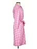 J. McLaughlin Checkered-gingham Pink Casual Dress Size S - photo 4