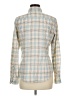 Levi's 100% Cotton Plaid Ivory Long Sleeve Button-Down Shirt Size M - photo 2
