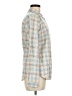 Levi's 100% Cotton Plaid Ivory Long Sleeve Button-Down Shirt Size M - photo 4