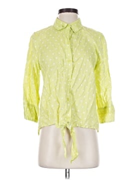 Chico's 3/4 Sleeve Button-Down Shirt (view 1)