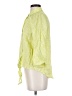 Chico's 100% Linen Polka Dots Green 3/4 Sleeve Button-Down Shirt Size S - photo 5