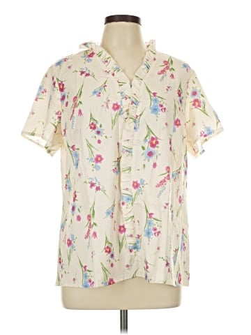 Unbranded Short Sleeve Blouse (view 1)
