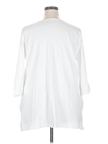 Woman Within 3/4 Sleeve T-Shirt (view 2)