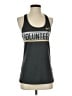 Nike 100% Polyester Gray Active Tank Size S - photo 1