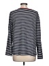 Talbots Outlet 100% Cotton Stripes Black Pullover Sweater Size L - photo 2