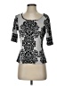 Cato Silver 3/4 Sleeve T-Shirt Size S - photo 1