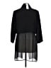 BCBGeneration 100% Polyester Solid Black Coat Size L - photo 2