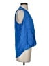 Splendid Blue Sleeveless Blouse Size S - photo 4