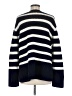 Gap 100% Cotton Stripes Blue Pullover Sweater Size M - photo 2