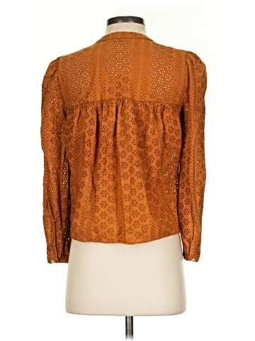 Madewell Eyelet Double-Tie Peasant Top (view 2)