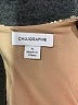 Calligraphie 100% Nylon Metallic Gold Long Sleeve Top Size XL - photo 7
