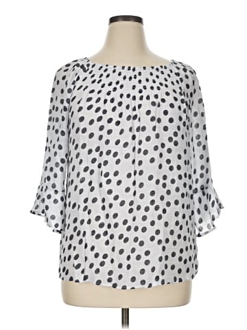 Counterparts 3/4 Sleeve Blouse (view 1)