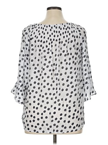 Counterparts 3/4 Sleeve Blouse (view 2)