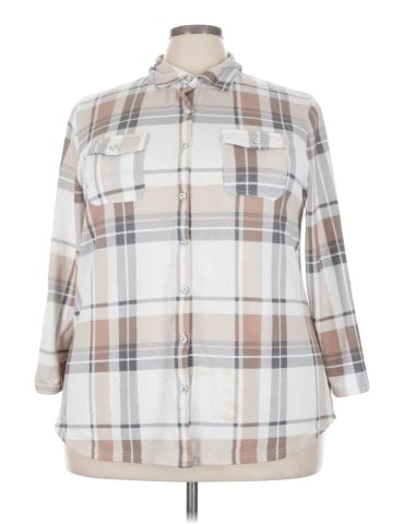 New York Laundry 3/4 Sleeve Blouse (view 1)