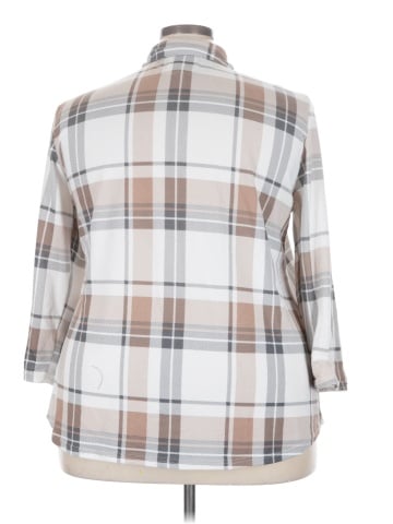 New York Laundry 3/4 Sleeve Blouse (view 2)