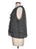 Max Studio 100% Polyester Polka Dots Black Sleeveless Blouse Size L - photo 5