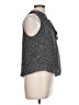 Max Studio 100% Polyester Polka Dots Black Sleeveless Blouse Size L - photo 4
