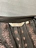 Zoa 100% Silk Black Gray Long Sleeve Silk Top Size XS - photo 7