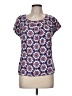 Boden Blue Short Sleeve Blouse Size 6 - photo 1