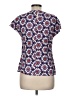 Boden Blue Short Sleeve Blouse Size 6 - photo 2