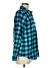 Vineyard Vines Performance Checkered-gingham Teal Long Sleeve Button-Down Shirt Size 6 - photo 4