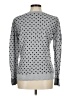 Ann Taylor LOFT Outlet Polka Dots Silver Pullover Sweater Size M - photo 2