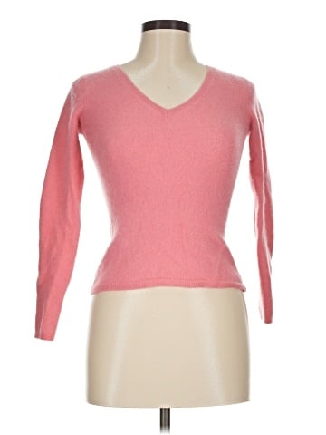 Ann Taylor Factory Cashmere Pullover Sweater (view 1)