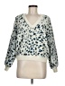 Ann Taylor LOFT Animal Print Ivory Pullover Sweater Size M - photo 1