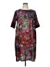 Assorted Brands Graphic Purple Casual Dress Size XL (estimated) - photo 1