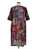 Assorted Brands Graphic Purple Casual Dress Size XL (estimated) - photo 2