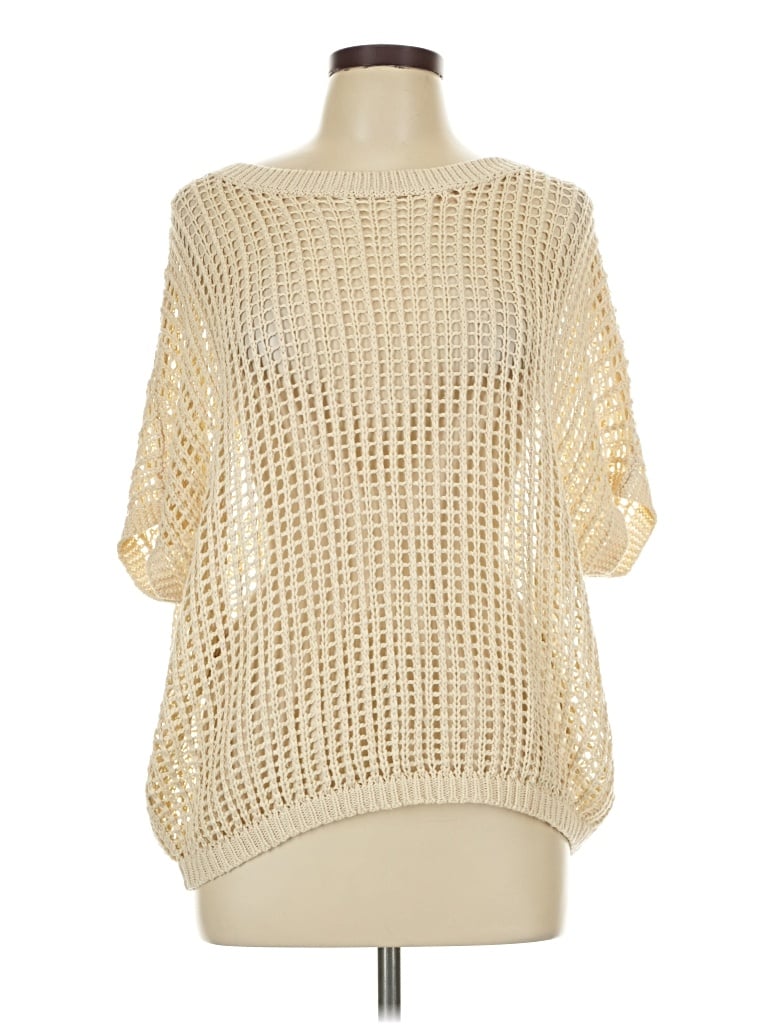 Pre-owned Dokotoo 3/4 Sleeve Blouse In Ivory