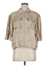 Cinq à Sept 100% Cupro Tan Jacket Size M - photo 1