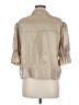 Cinq à Sept 100% Cupro Tan Jacket Size M - photo 2