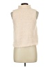 She + Sky 100% Acrylic Ivory Sleeveless Blouse Size L - photo 2