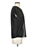 MNG Black Short Sleeve Blouse Size XXS - photo 4