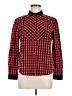 M Missoni Checkered-gingham Red Long Sleeve Blouse Size M - photo 1