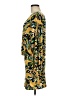 S-Twelve Print Yellow Cocktail Dress One size - photo 5