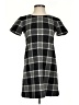 Theory Plaid Gray Casual Dress Size 0 - photo 1