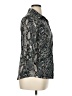 DressBarn Animal Print Gray 3/4 Sleeve Button-Down Shirt Size XL - photo 4