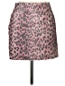 FP One 100% Polyester Animal Print Pink Casual Skirt One size - photo 1