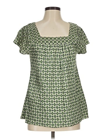 Banana Republic Short Sleeve Silk Top (view 1)