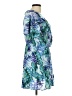 Blue Island Tropical Blue Casual Dress Size L - photo 4