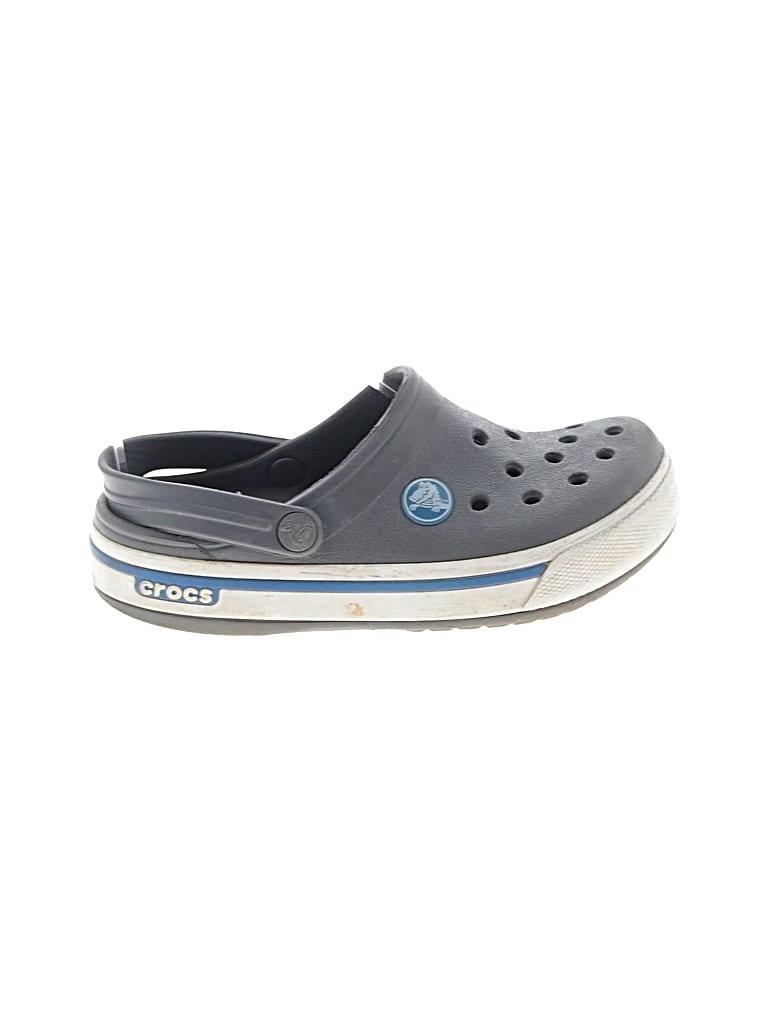 Pre-owned Crocs Kids' Clogs In Gray