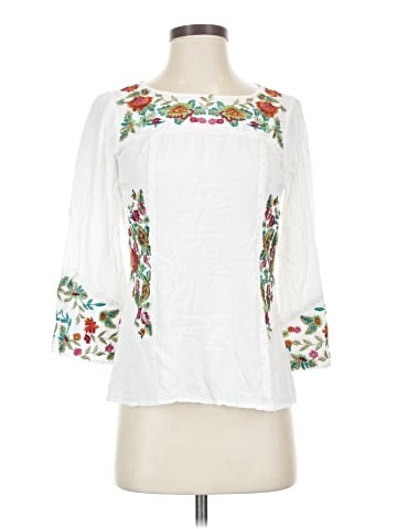 Sundance 3/4 Sleeve Blouse (view 1)