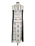 BCBGMAXAZRIA 100% Polyester Graphic Gray Casual Dress Size M - photo 2