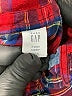 Baby Gap 100% Cotton Plaid Red Long Sleeve Button-Down Shirt Size 2T - photo 3