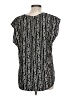 Paperkite 100% Polyester Black Short Sleeve Top Size L - photo 2