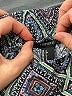 Forever 21 Print Teal Casual Pants Size S - photo 7