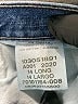 Lee 100% Cotton Tweed Blue Jeans Size 14L - photo 8